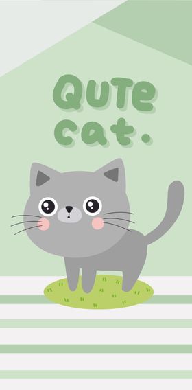 卡通矢量猫