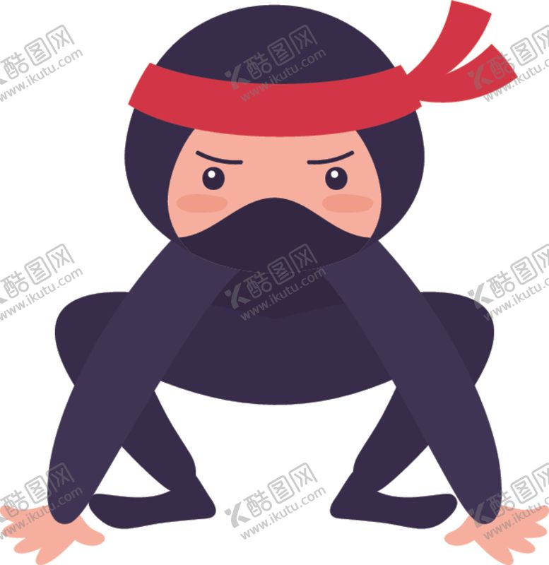 编号：62982010171013178262【酷图网】源文件下载-卡通忍者