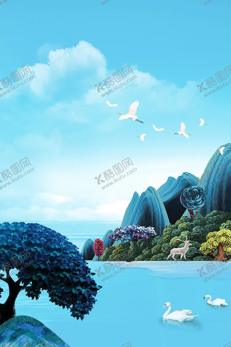 编号：29511505082222076205【酷图网】源文件下载-中式背景墙中式背景素材背景