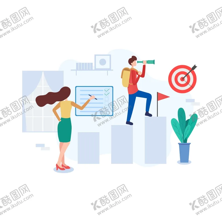 编号：86153409142219484986【酷图网】源文件下载-卡通人物           AI矢量扁平化
