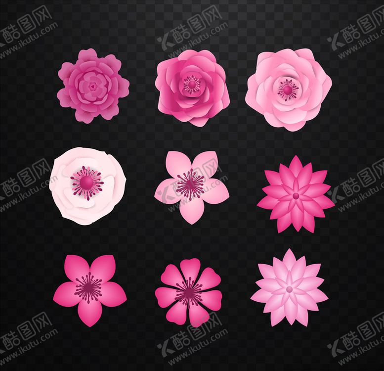 编号：36196907122249144860【酷图网】源文件下载-粉色花朵