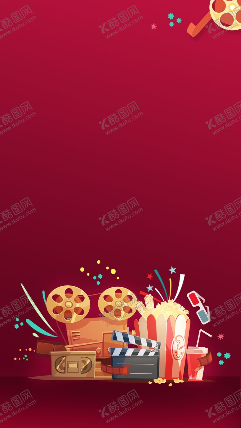 编号：57287709150415556207【酷图网】源文件下载-电影微信单图背景