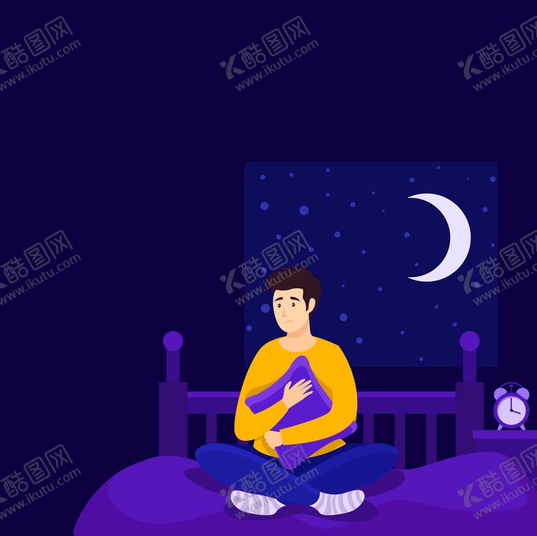 编号：85328601210343579519【酷图网】源文件下载-失眠 