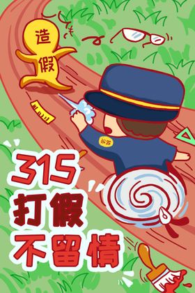 315打假插画