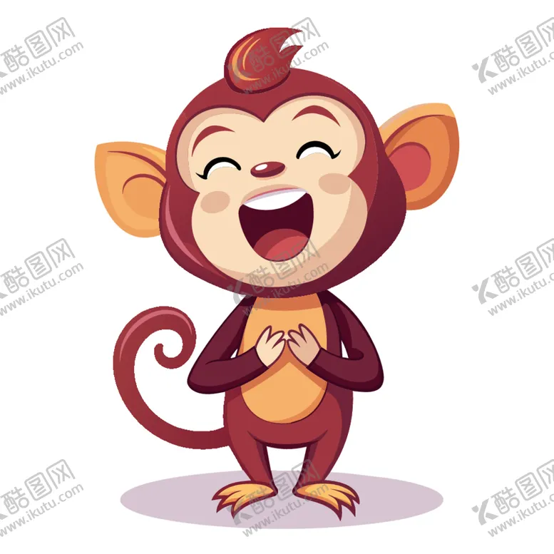 编号：68252802261220029191【酷图网】源文件下载-正在唱歌的猴子