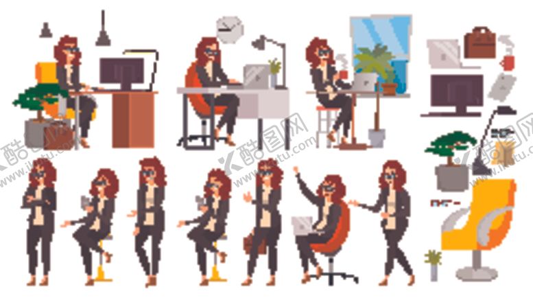 编号：58181809252137347795【酷图网】源文件下载-人物插画