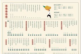 奶茶菜单
