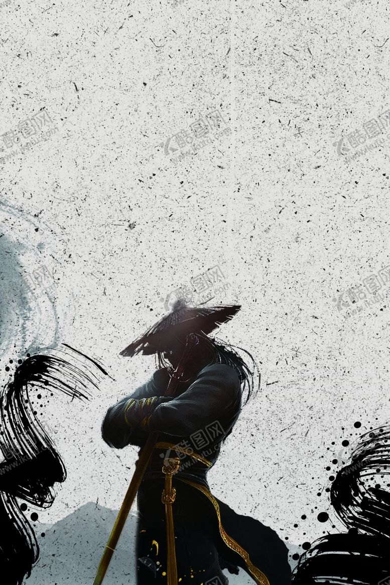 编号：27282409231108054835【酷图网】源文件下载-武士背景图