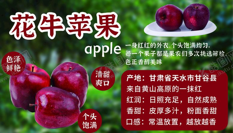 编号：27154909171454122618【酷图网】源文件下载-花牛苹果