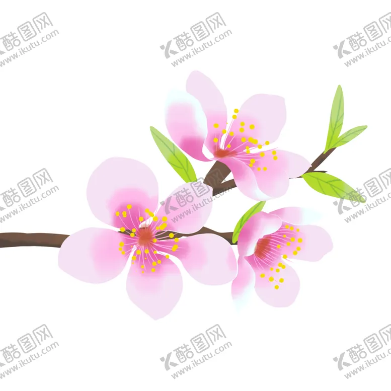 编号：59609602120028452753【酷图网】源文件下载-粉红色桃花