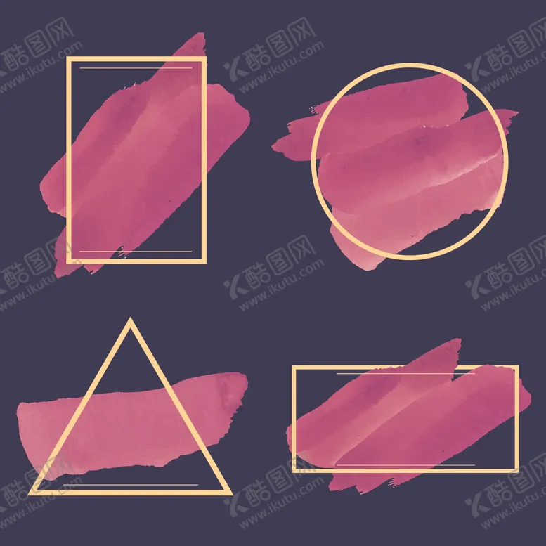 编号：64180606261139233671【酷图网】源文件下载-笔触元素