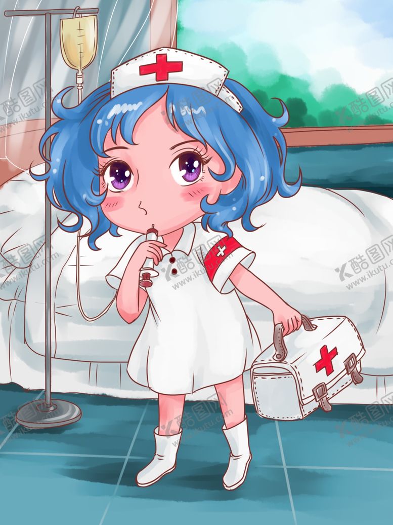 编号：58354009300256029520【酷图网】源文件下载-护士节插画