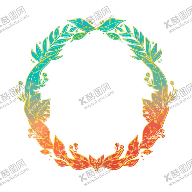 编号：87703505080742093011【酷图网】源文件下载-花环花卉