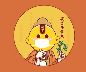 安宫牛黄丸 高丽七补包装扫描图