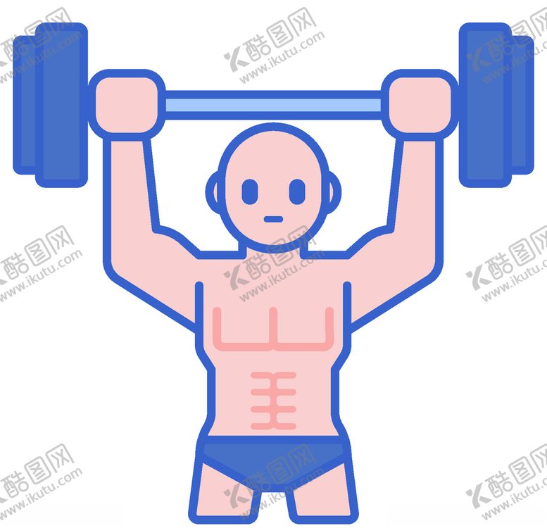 编号：93921005110057132352【酷图网】源文件下载-举重小图标