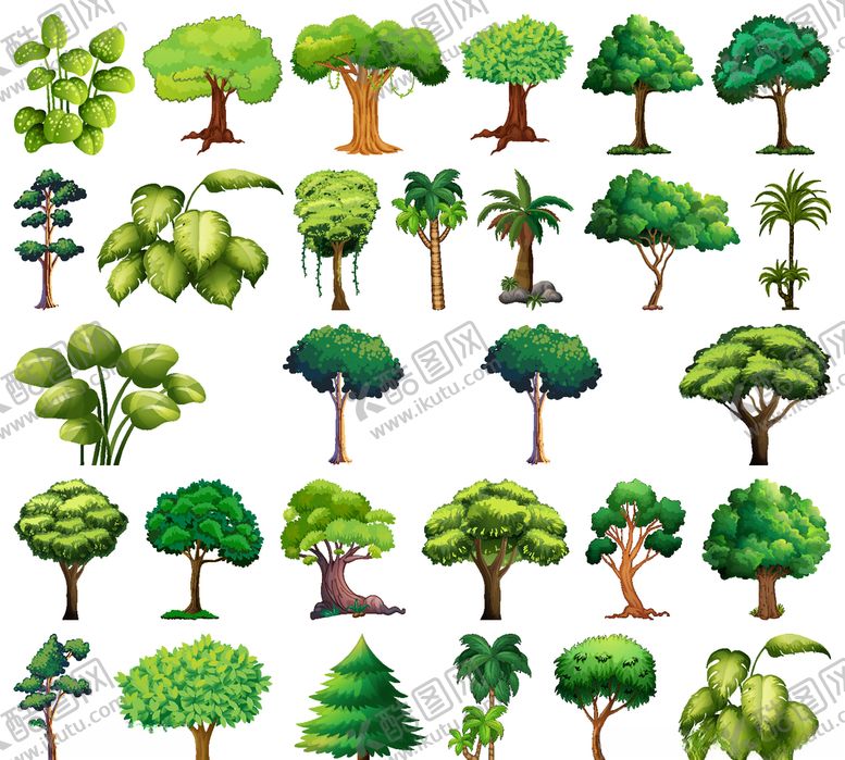 编号：18844509282117284013【酷图网】源文件下载-树矢量素材