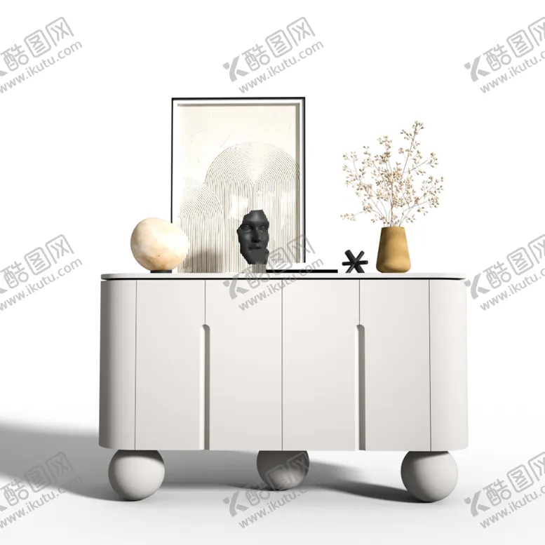 编号：29726610261108483886【酷图网】源文件下载-C4D模型柜子