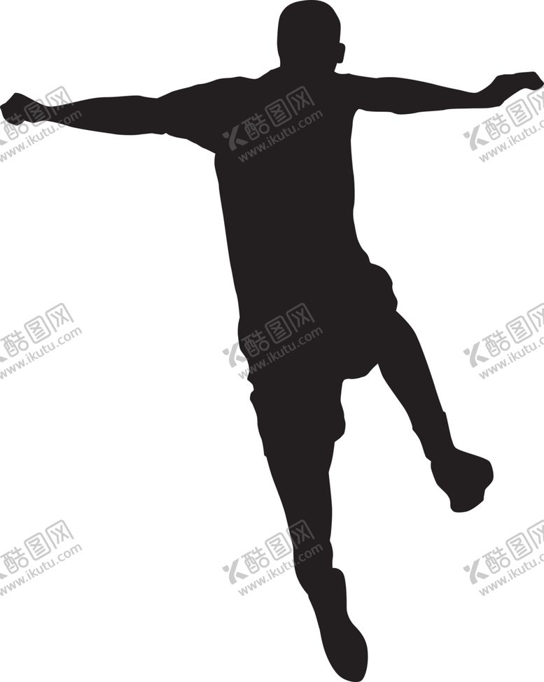 编号：90214605050351546212【酷图网】源文件下载-运动员剪影