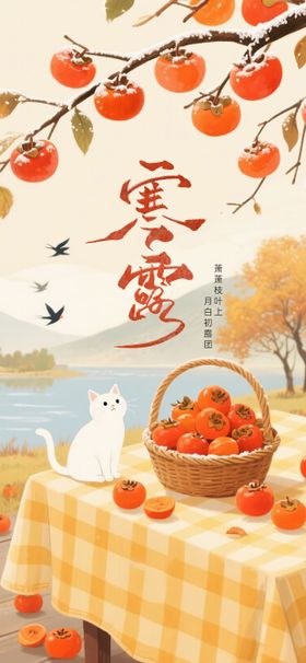 寒露节气祝福海报