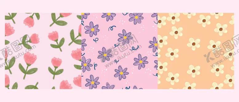 编号：41012404280109451602【酷图网】源文件下载-碎花背景