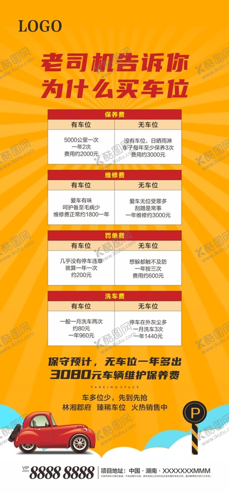 编号：66726011021617405581【酷图网】源文件下载-车位海报