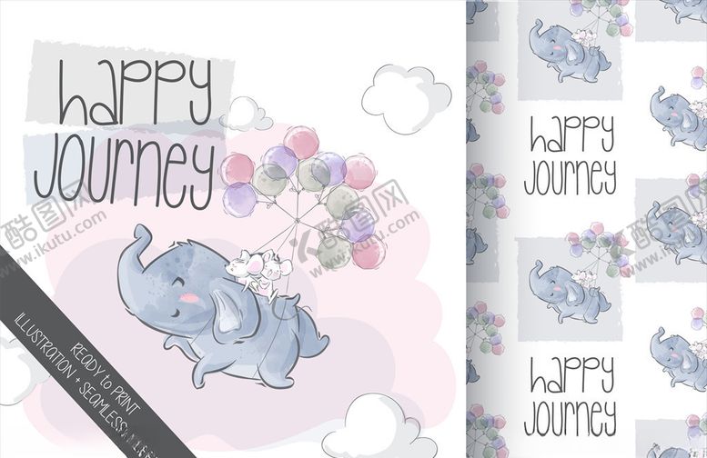 编号：54740409131401521673【酷图网】源文件下载-卡通小象