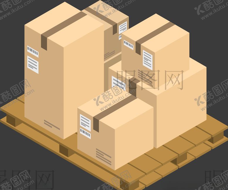 编号：71062910080102599625【酷图网】源文件下载-货物货堆