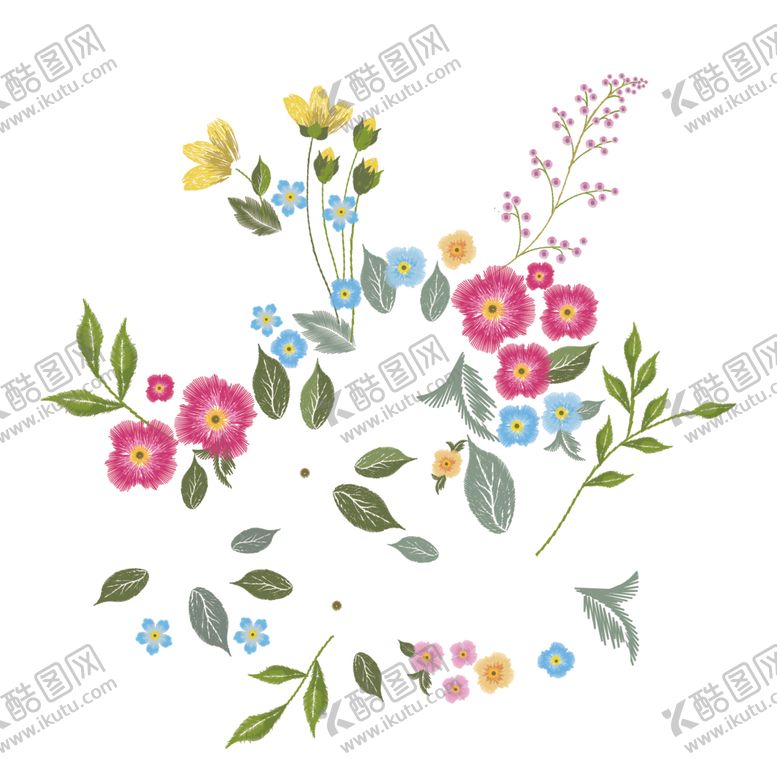 编号：38073707030407527750【酷图网】源文件下载-绣花