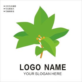 绿叶logo图片