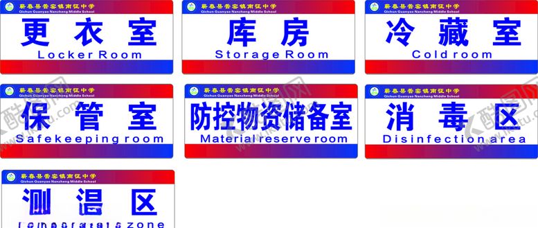 编号：53936810010925023544【酷图网】源文件下载-厨房门牌