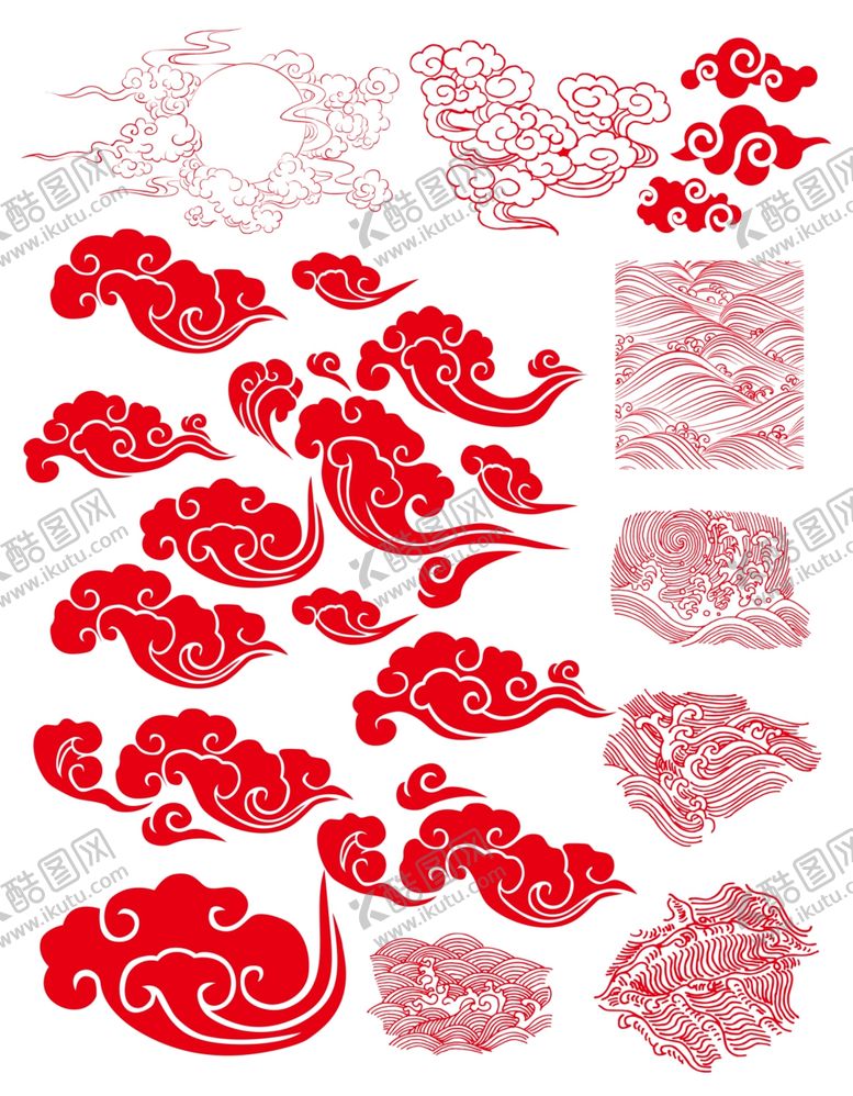 编号：88813804301850053525【酷图网】源文件下载-祥云底纹