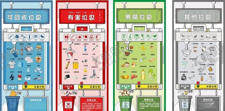 编号：93177307141455412576【酷图网】源文件下载-垃圾分类