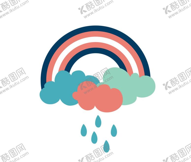 编号：38670210072251383942【酷图网】源文件下载-云朵和彩虹
