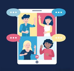 智能手机科技人物素材