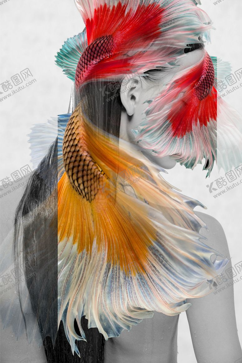 编号：13667610011203174593【酷图网】源文件下载-时尚女孩装饰画