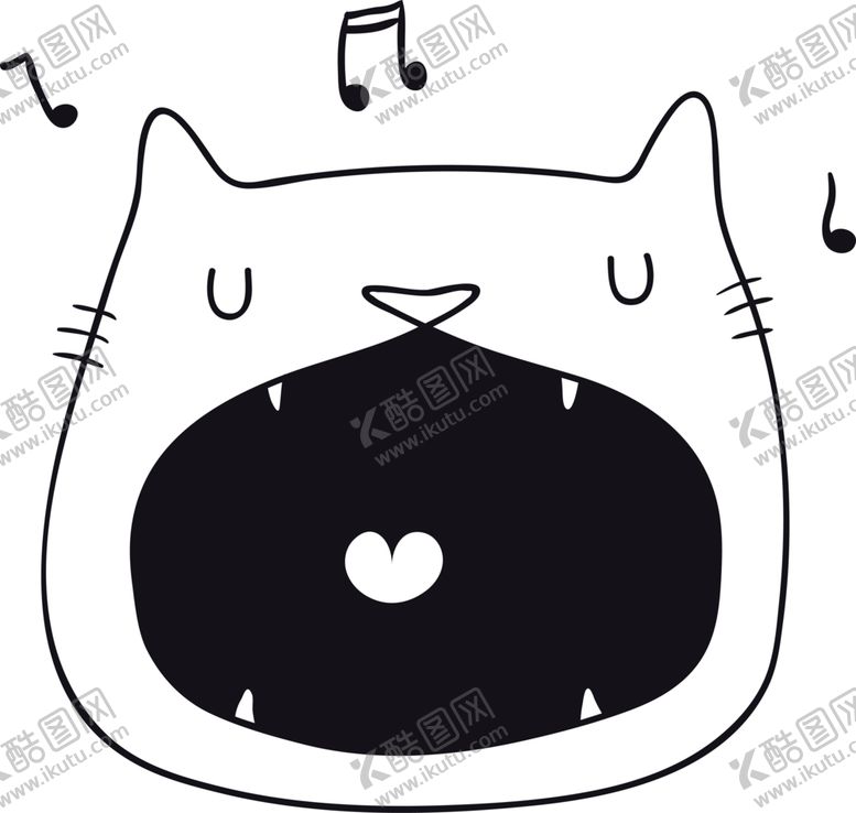 编号：77040409201238294205【酷图网】源文件下载-手绘卡通猫