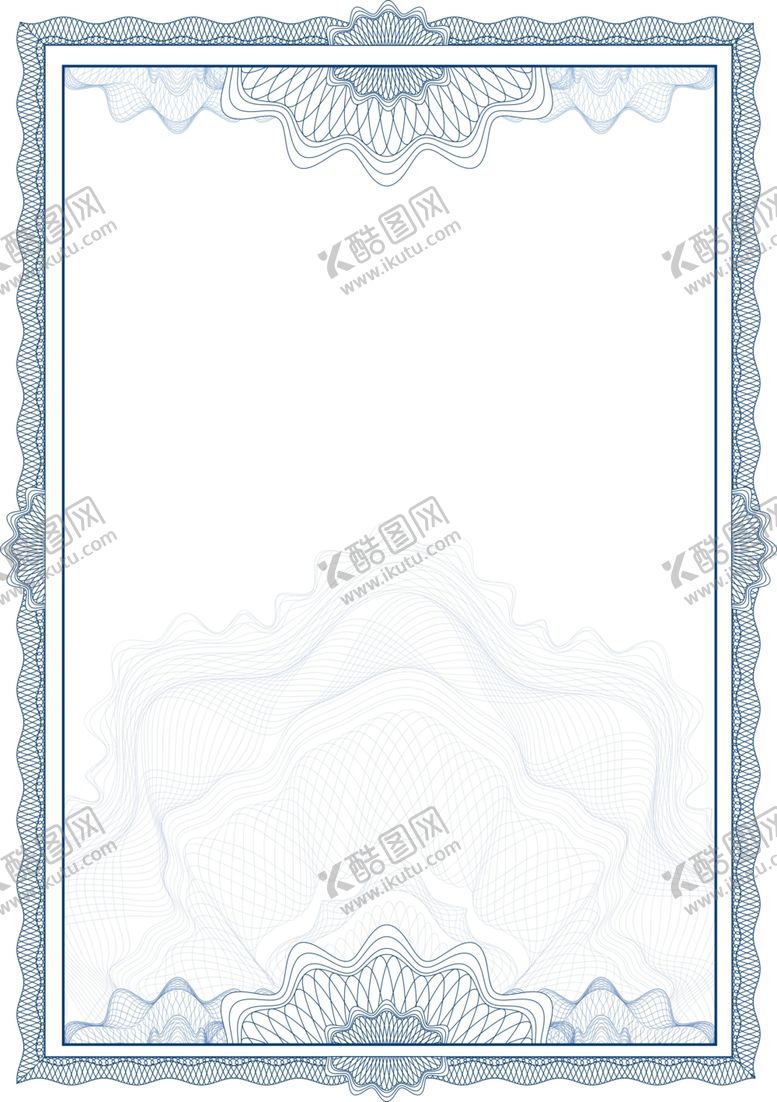 编号：34889003311925556199【酷图网】源文件下载-奖状竖版底图