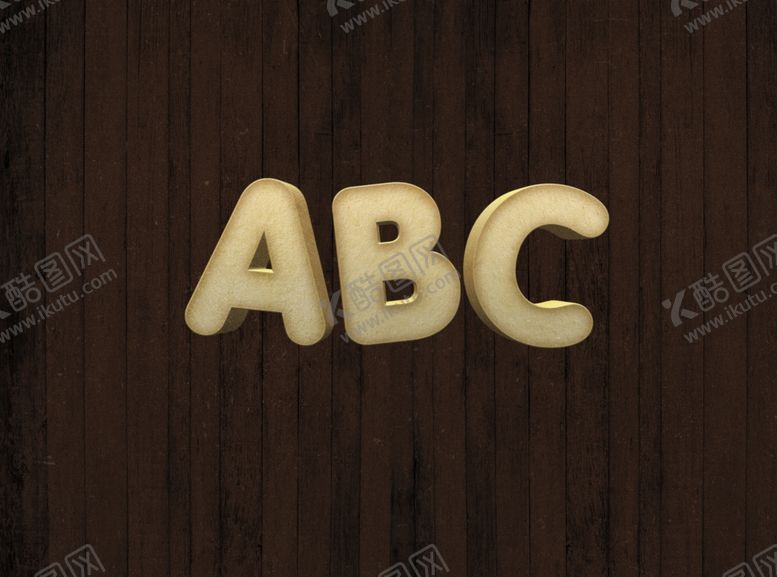 编号：94547201201848468050【酷图网】源文件下载-3D立体字体效果