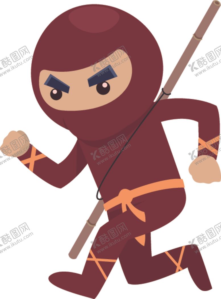 编号：92308009281237152836【酷图网】源文件下载-卡通忍者