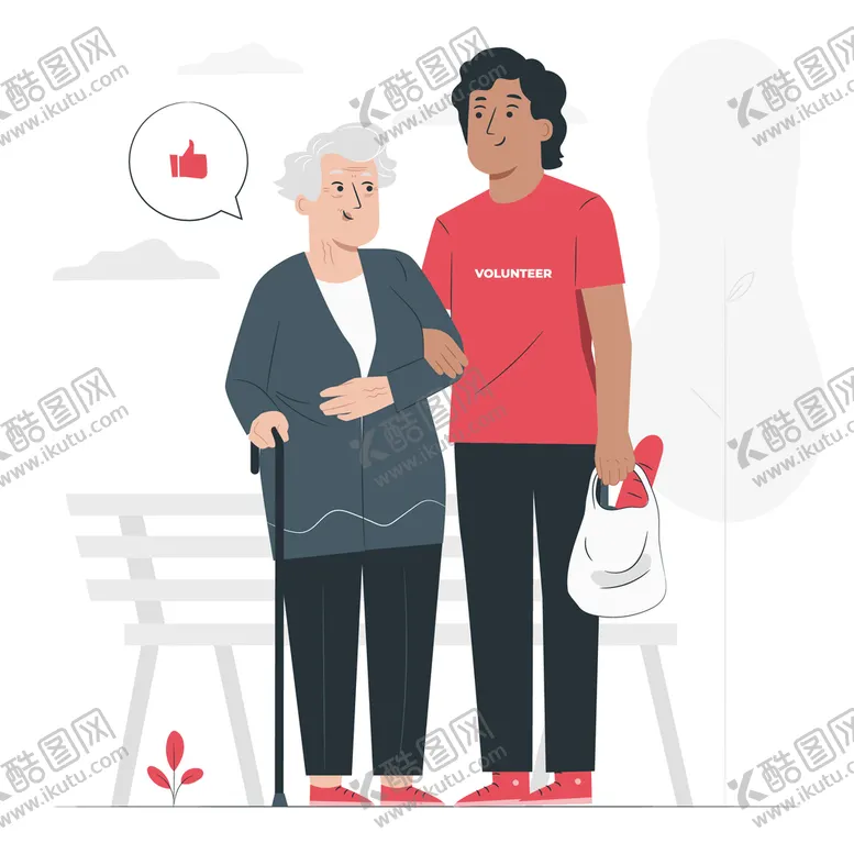 编号：68561101251224517609【酷图网】源文件下载-照顾老人 