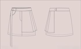 两件套可拆卸A裙设计感半裙款式