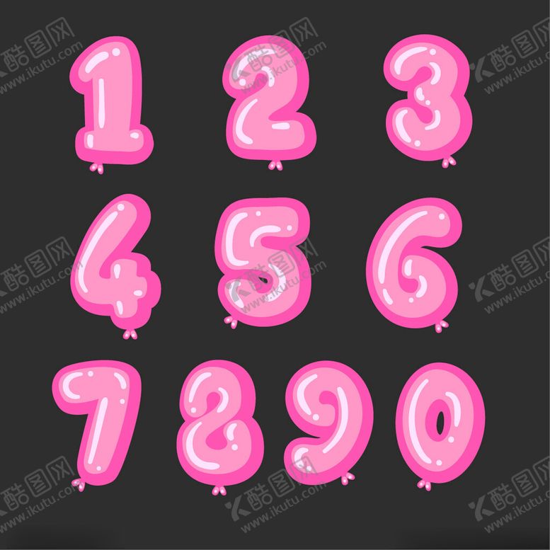 编号：68878303051227414729【酷图网】源文件下载-数字