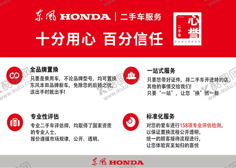 编号：90163509121723451874【酷图网】源文件下载-东风本田二手车海报