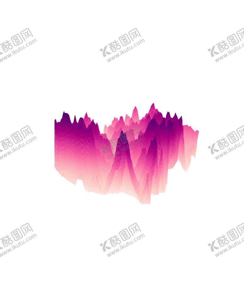 编号：55827005062153524150【酷图网】源文件下载-抽象山峰
