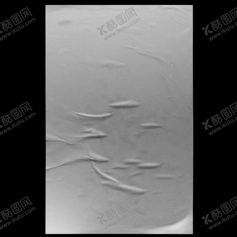 编号：64785402180647205489【酷图网】源文件下载-潮流复古褶皱肌理海报贴图样机