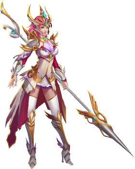 漫画人物插画合层