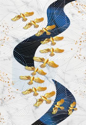 玄关装饰画现代艺术手绘