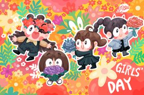 三八妇女节女孩节女生节女神节