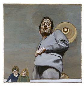 弗洛伊德抽象人物绘画