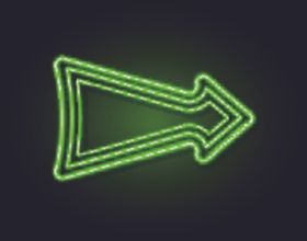 霓虹灯箭头